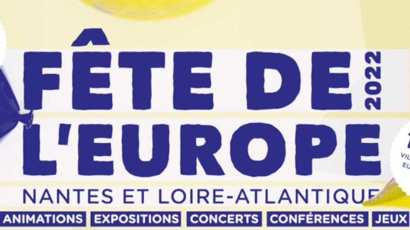 L'Europe est fêtée tout au long du mois de mai à Nantes, dans la métropole et en Loire-Atlantique ©Europa Nantes
