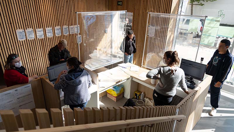 Sur l’île de Nantes, l’Espace Agnès Varda reste ouvert pour les personnes sans-abri. Sur l’île de Nantes, l’Espace Agnès Varda reste ouvert pour les personnes sans-abri.