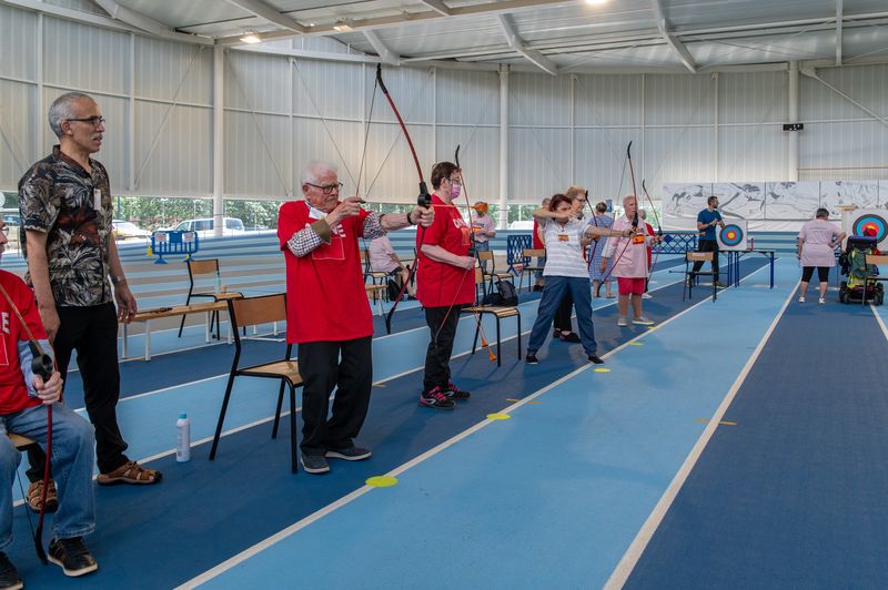 Rugby, volley, tir à l'arc et athlétisme étaient les 4 épreuves proposées © Loïc Gatteau pour Nantes Métropole
