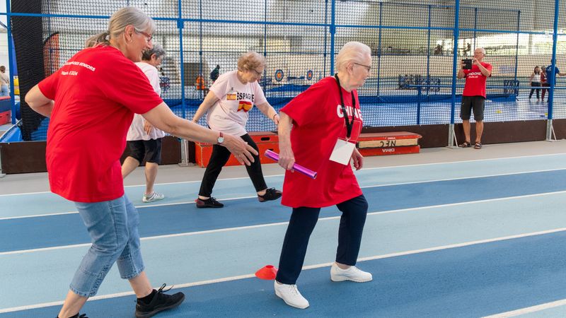 135 participants et participantes, réunis en 16 équipes du monde entier, se sont affrontés lors des premières olympiades seniors nantaises © Loïc Gatteau pour Nantes Métropole