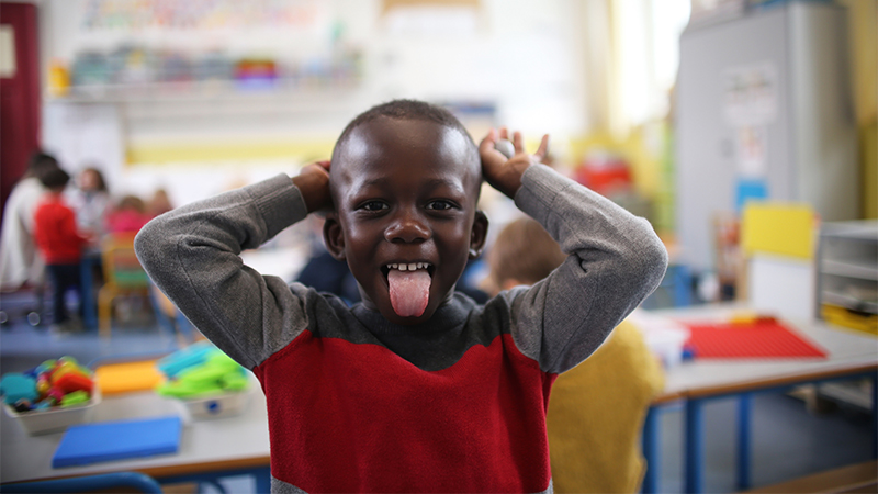 « Les enfants sont spontanés, c’est épanouissant de travailler avec eux. » © Romain Boulanger pour Nantes Métropole