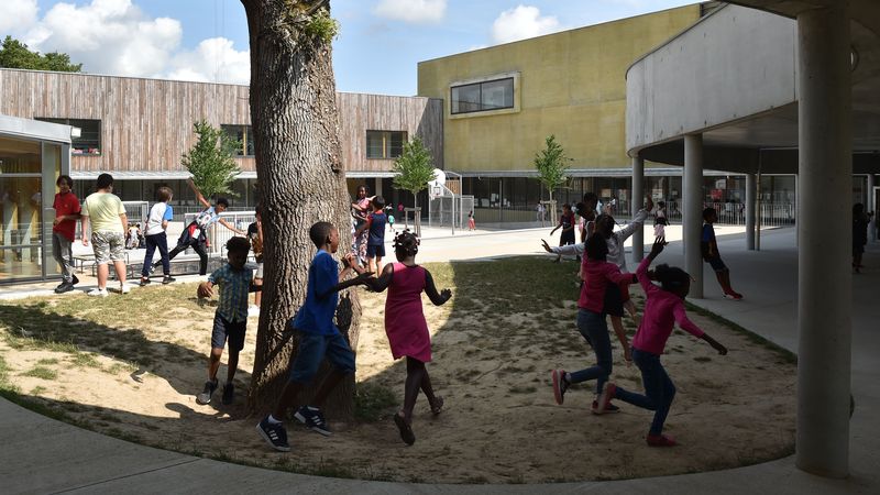 En septembre, l’école Germaine-Tillion a effectué sa vraie rentrée avec l’arrivée des premiers enfants du nouveau quartier. © Jean-Dominique Billaud