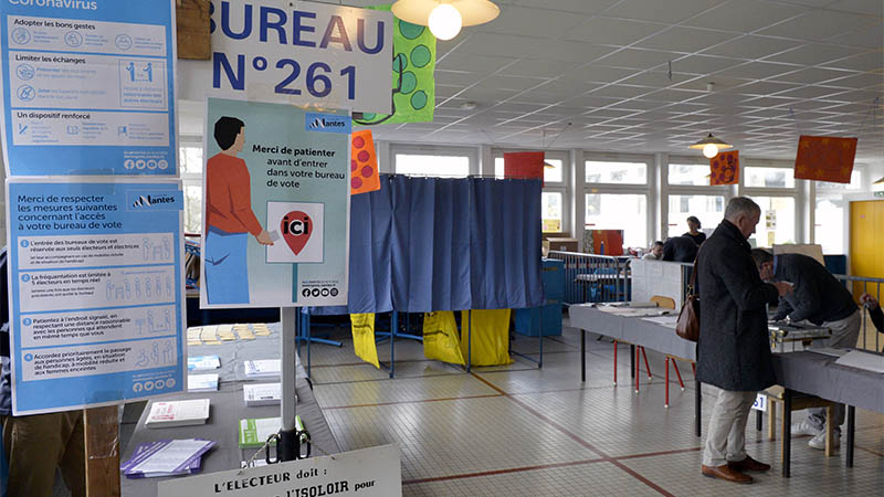 Des mesures sanitaires seront déployées afin de voter sereinement au second tour des élections municipales et métropolitaines le dimanche 28 juin.