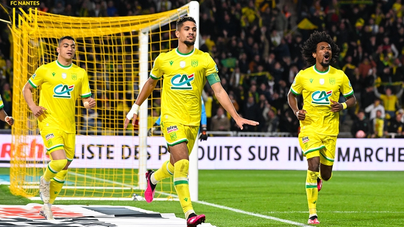 Ludovic Blas a marqué l'unique but de la rencontre grâce à un enchaînement de grande classe. © FC Nantes / Arnaud Duret.