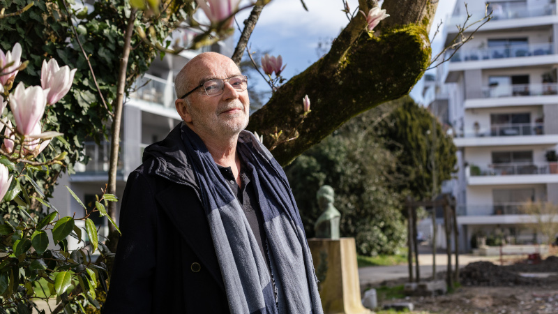 Claude Poulmarc'h est le vice-président de l'Association sud-Loire animation © Céline Jacq pour Nantes Métropole.