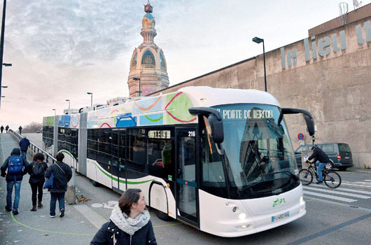 Image Lancement de l'e-busway