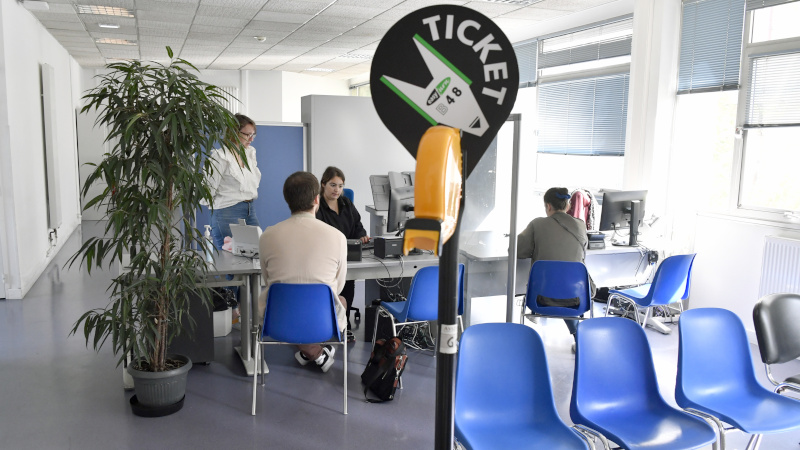 La Ville de Nantes a mis en place un nouvel espace d'accueil des usagers pour les titres d'identité © Rodolphe Delaroque / Ville de Nantes